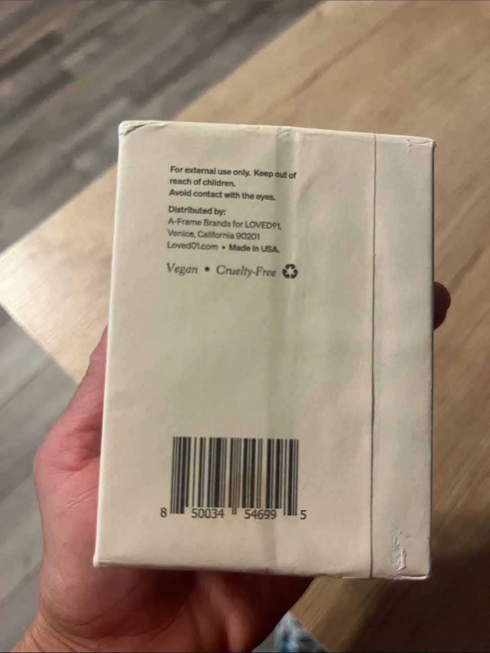 Loved01 Face & Body Cleansing Bar, 4 Bars